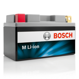 Bosch MC litiumbatteri LT7BBS 12 volt 3 Ah +pol till vänster